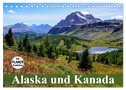 Alaska und Kanada (Tischkalender 2024 DIN A5 quer), CALVENDO Monatskalender