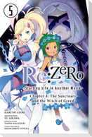 Re:ZERO -Starting Life in Another World-, Chapter 4: The Sanctuary and the Witch of Greed, Vol. 5 (manga)