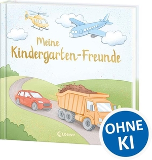 Meine Kindergarten-Freunde (neu) - Fahrzeuge - Wunderschönes Eintragbuch für die besten Freund*innen aus dem Kindergarten - Das perfekte Geschenk für Fahrzeug-Fans ab 3 Jahren. Loewe Verlag GmbH, 2026.