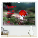 Fly agaric - rotes Gift (hochwertiger Premium Wandkalender 2024 DIN A2 quer), Kunstdruck in Hochglanz