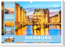 HAMBURG - Maritime Metropole (Wandkalender 2024 DIN A3 quer), CALVENDO Monatskalender