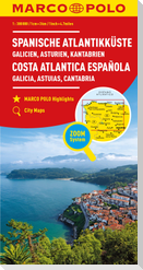 MARCO POLO Regionalkarte Spanische Atlantikküste 1:300.000